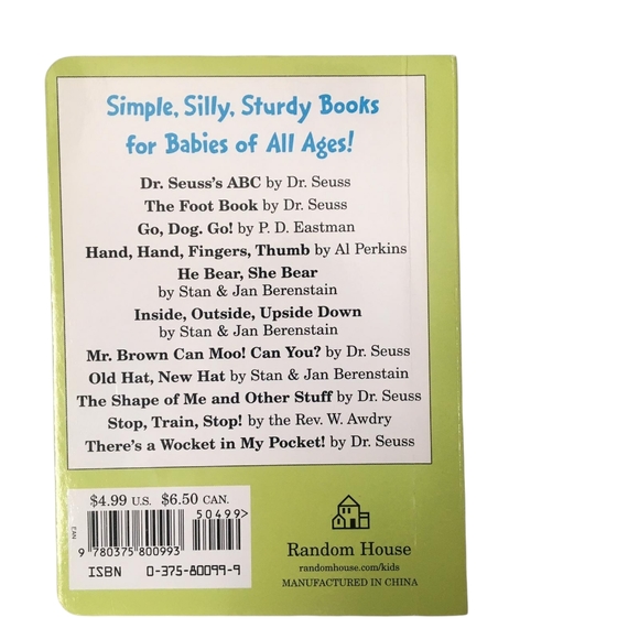 Bundle: beginner books, 1 fish 2 fish by Dr Seuss, and 2 more books. New - Picture 7 of 7